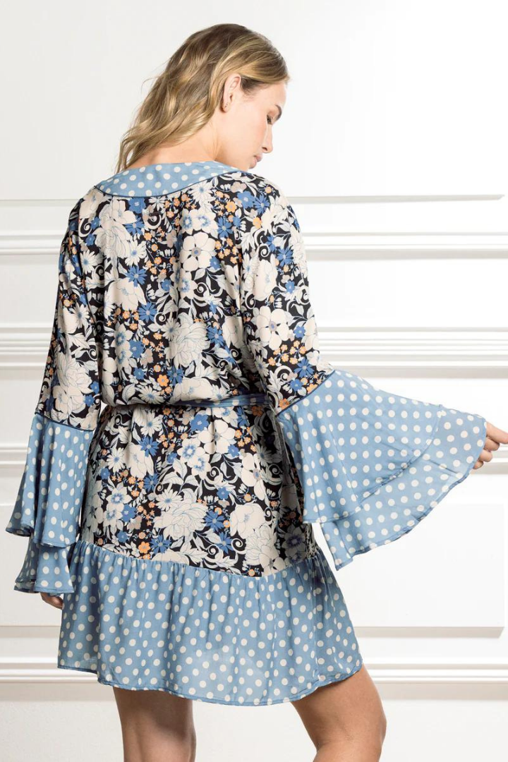 Polka Dots Leslie Sleep Kimono