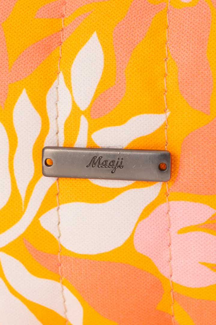Maaji Retro Peach Flowers Augusta Small Pocket