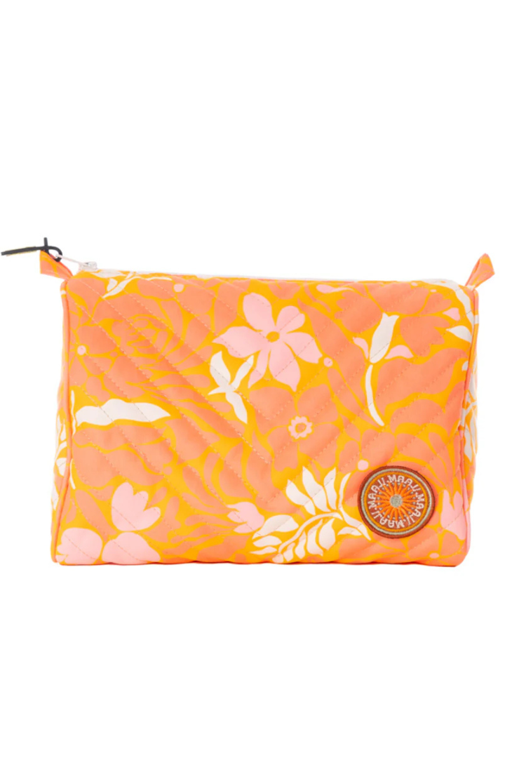 Maaji Retro Peach Flowers Lucy Large Pocket